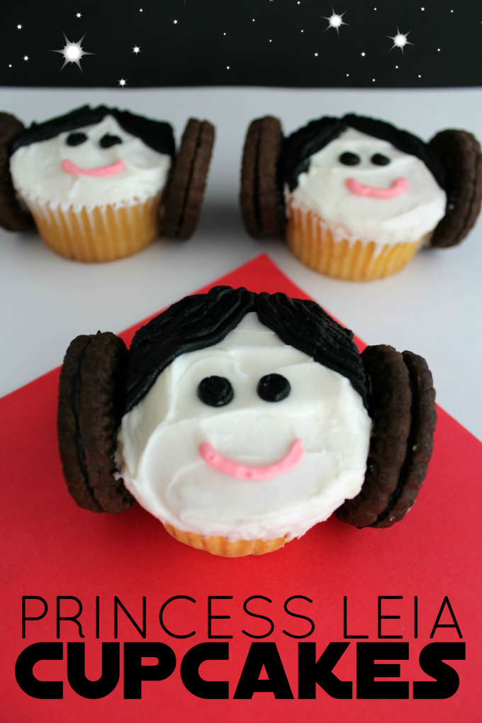 Star Wars Princess Leia Cupcakes