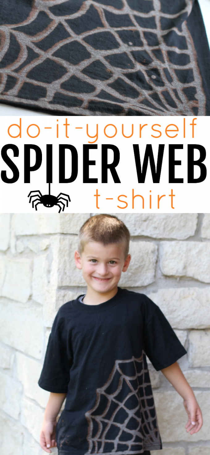 DIY Spider Web T-shirt
