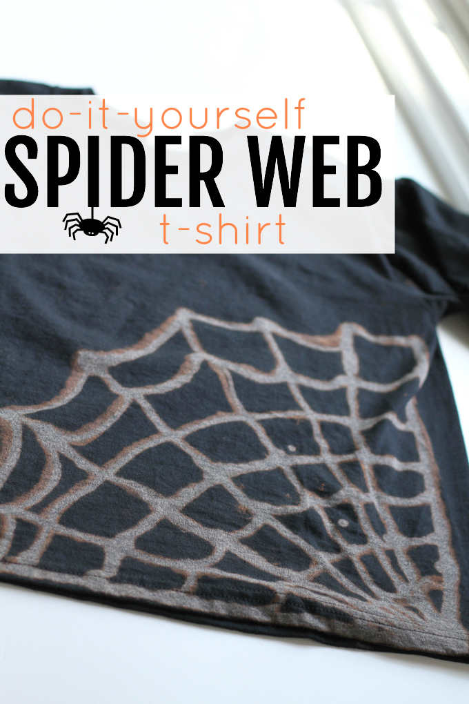 Do-It-Yourself Spider Web T-shirt