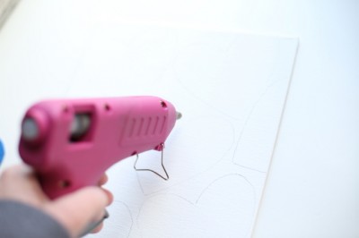 Watercolor Conversation Heart Art